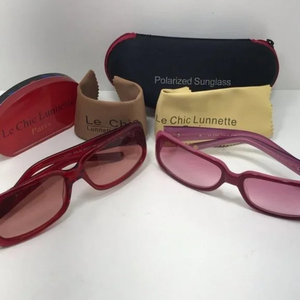 2 for 1 Sale Le Chic France Burgundy and Pink